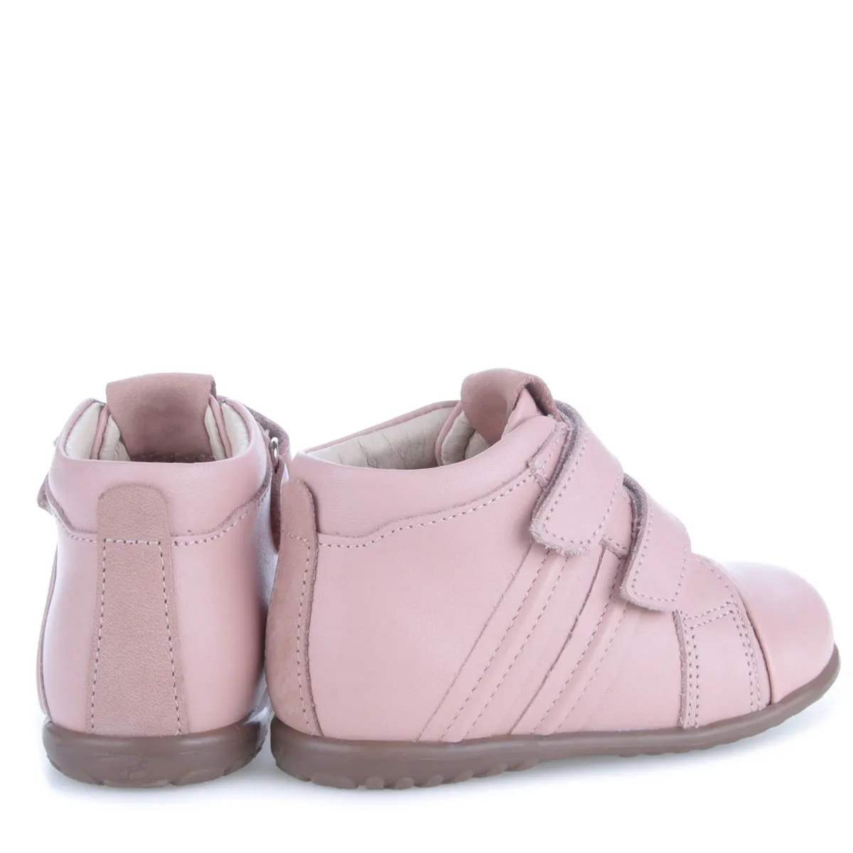 (1084-20) Emel first velcro shoes Pink