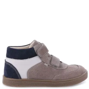 (2754-4) Emel velcro shoes - Grey