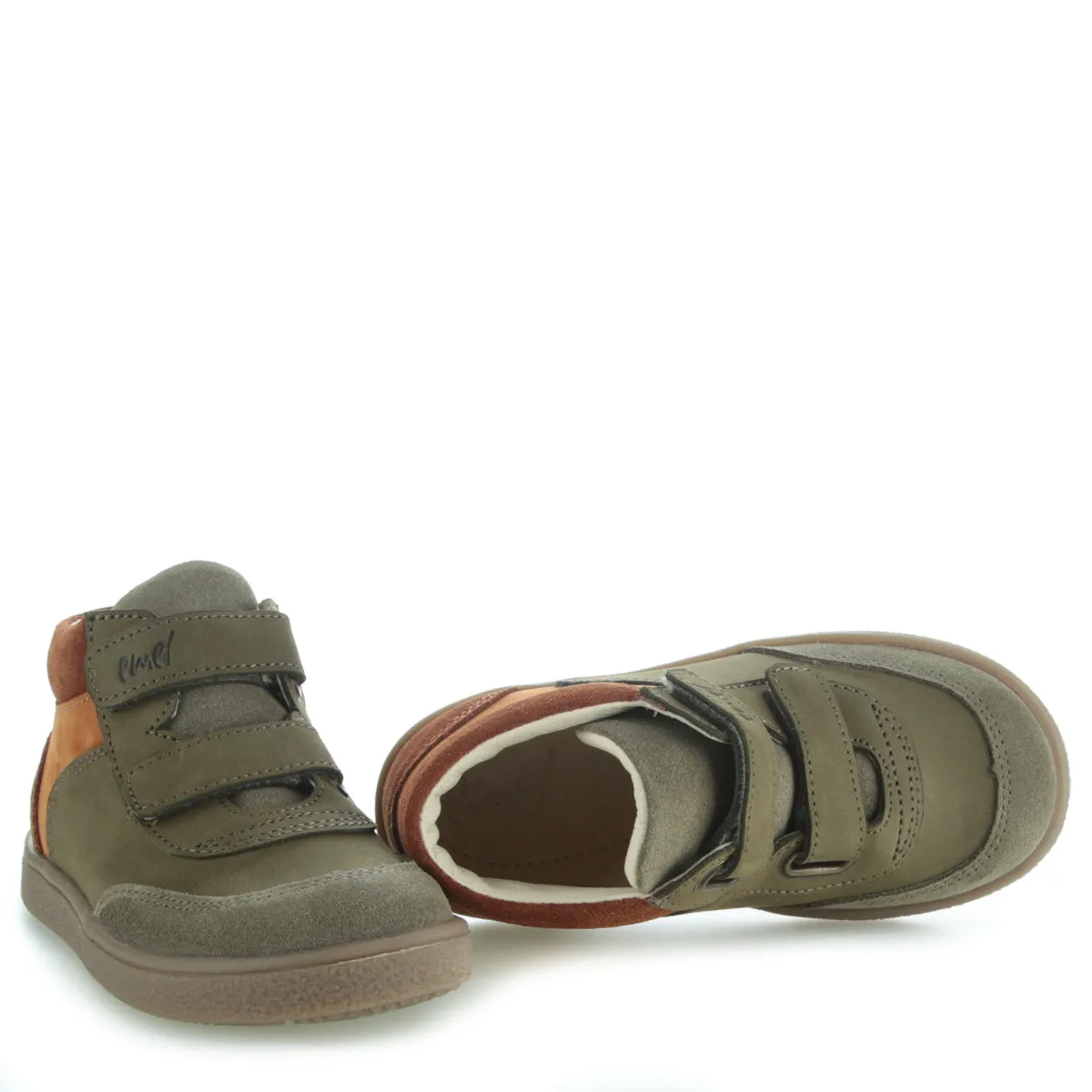 (2754A) Emel first velcro shoes - Green
