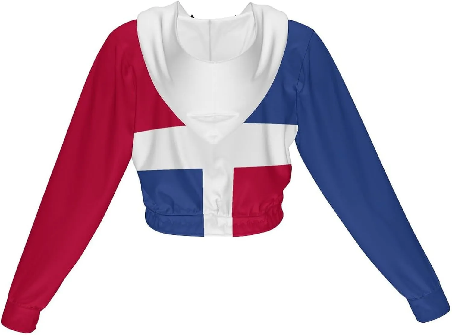 Albanian Flag Hoodies for Women Cute Full Zip Up Cropped Sweatshirts Jackets Casual Comfy Gym Tops Fall Winter