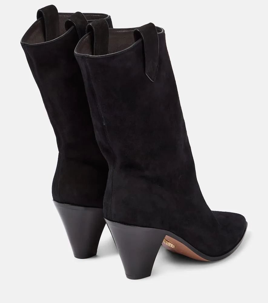 Aquazzura Boogie suede cowboy boots