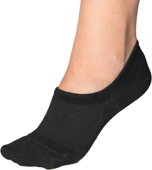 Bam&b Women's Premium Bamboo Viscose No Show Casual Socks - 4 pair pack - Non-Slip