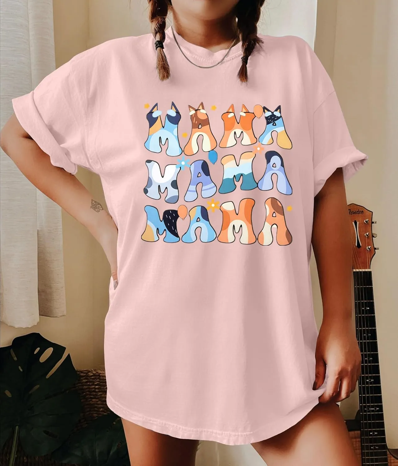 Boy Mom Oversized Tshirt Woman Sequin Graphic Tee Trendy Mama Shirt Mother Gifts Top Casual Short Sleeve Tops