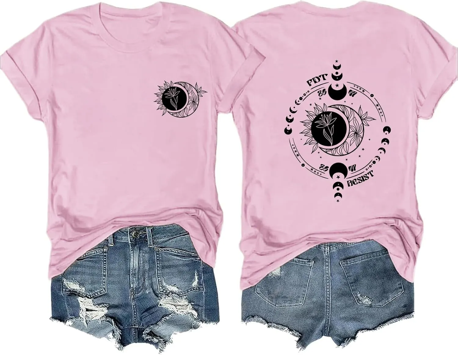 Celestial Moons FDTs Shirt Funny 8647 Tshirt Resist Tee Crewneck