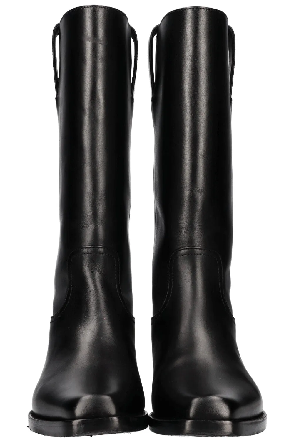 CHANEL Cowboy Boots Black