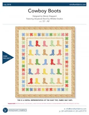 Cowboy Boots (Storybook Ranch) Pattern