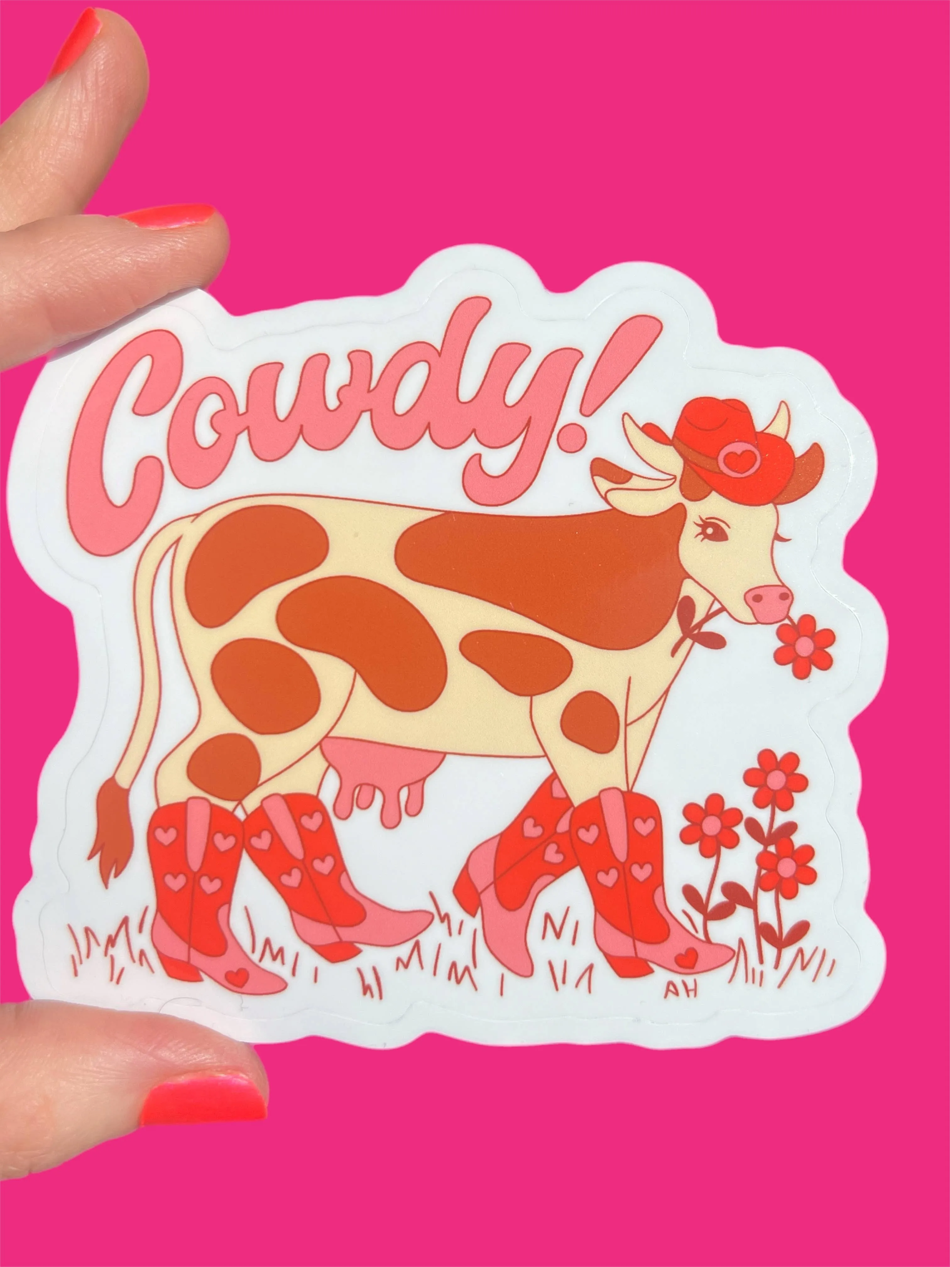 Cowdy! STICKER 3 Inch