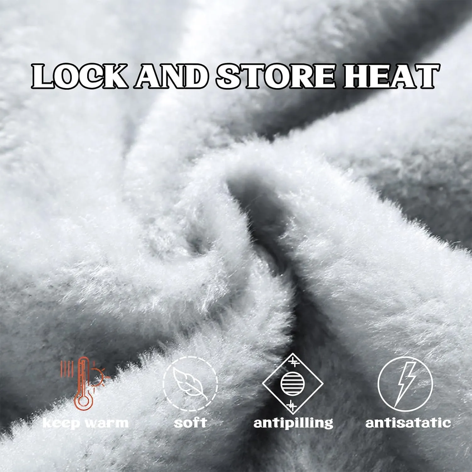 Custom Winter Warm Fleece Jacket Thick Sherpa Lined Zip Up Hoodies Heavyweight Sweatshirt Coat Team Workwear
