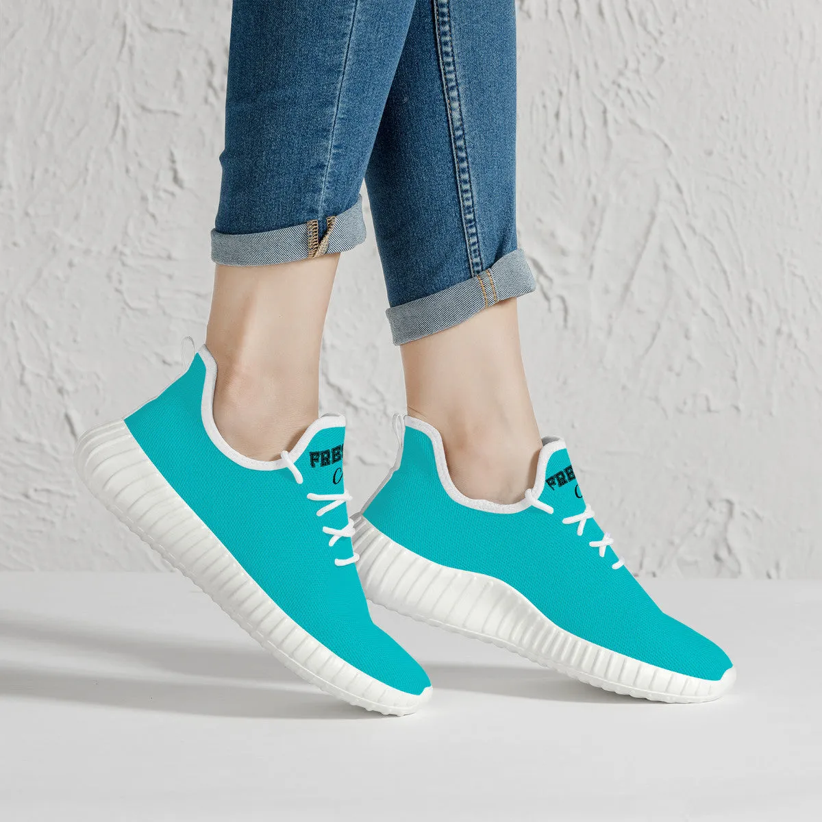 D19 Mesh Knit Sneakers - White