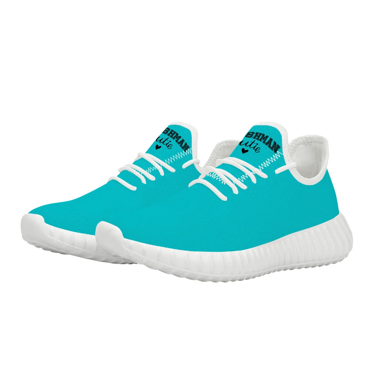 D19 Mesh Knit Sneakers - White