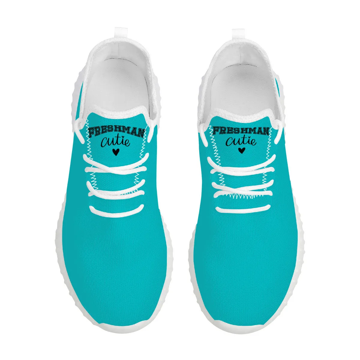 D19 Mesh Knit Sneakers - White