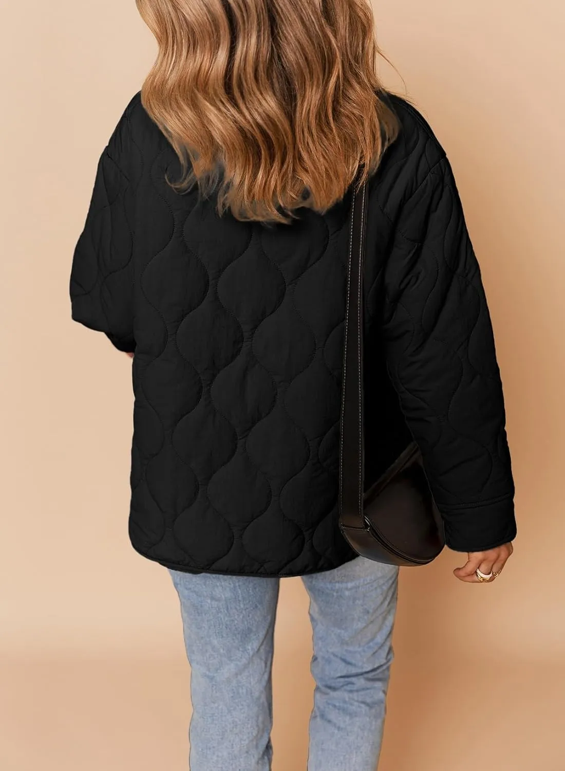 Dokotoo Womens Quilted Lightweight Jackets Button Down Puffer Jacket Coats Padded Outwear with Pockets