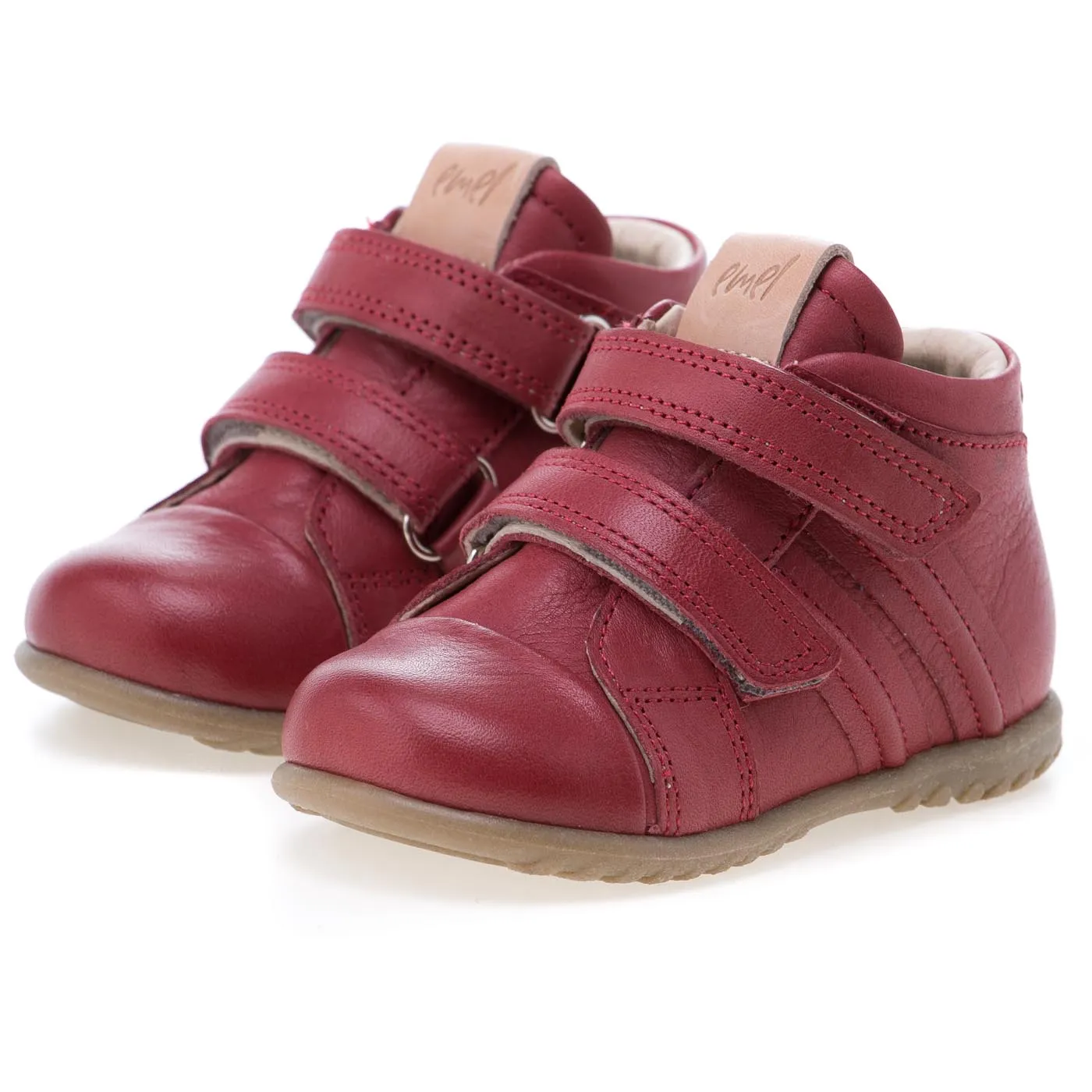 (E 1084-5) Emel first velcro shoes red