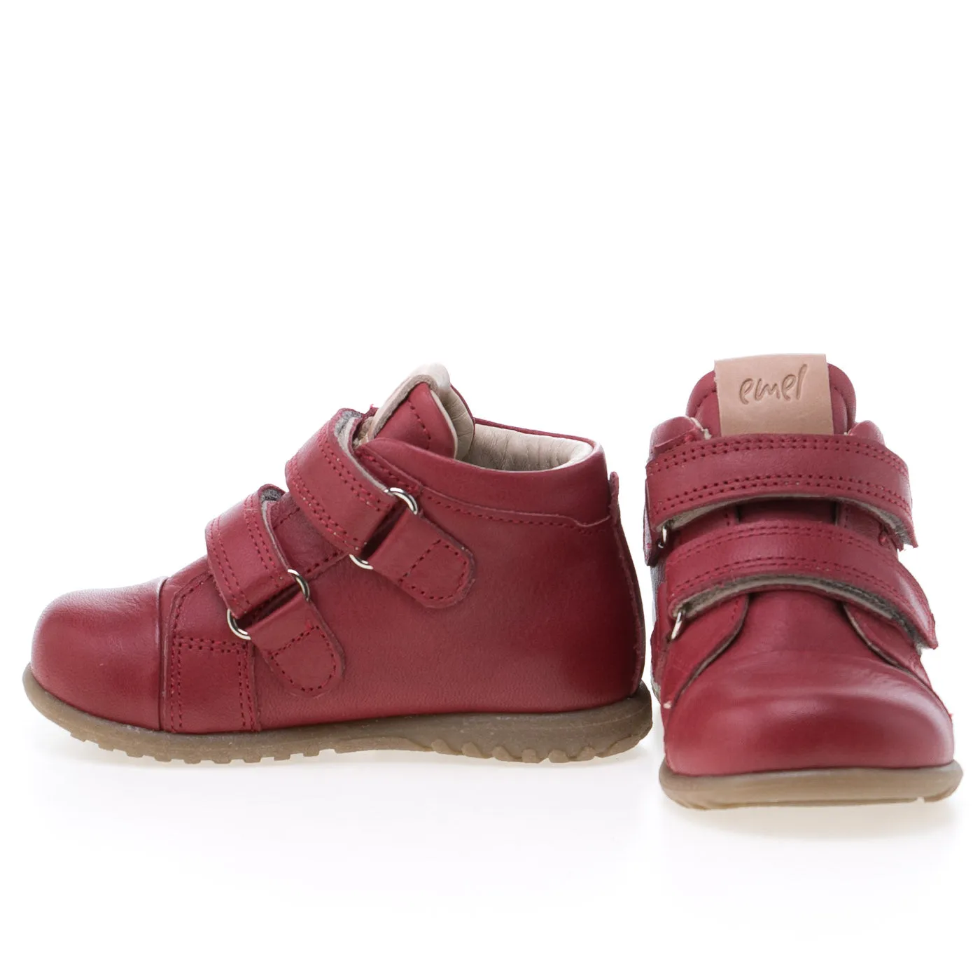 (E 1084-5) Emel first velcro shoes red