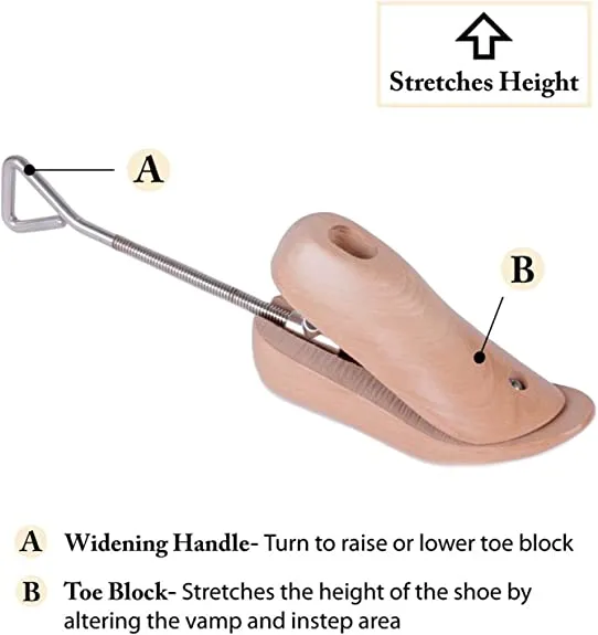 FootFitter Instep & Vamp Shoe Stretcher | Relieves Foot Tightness Across Top of Shoe