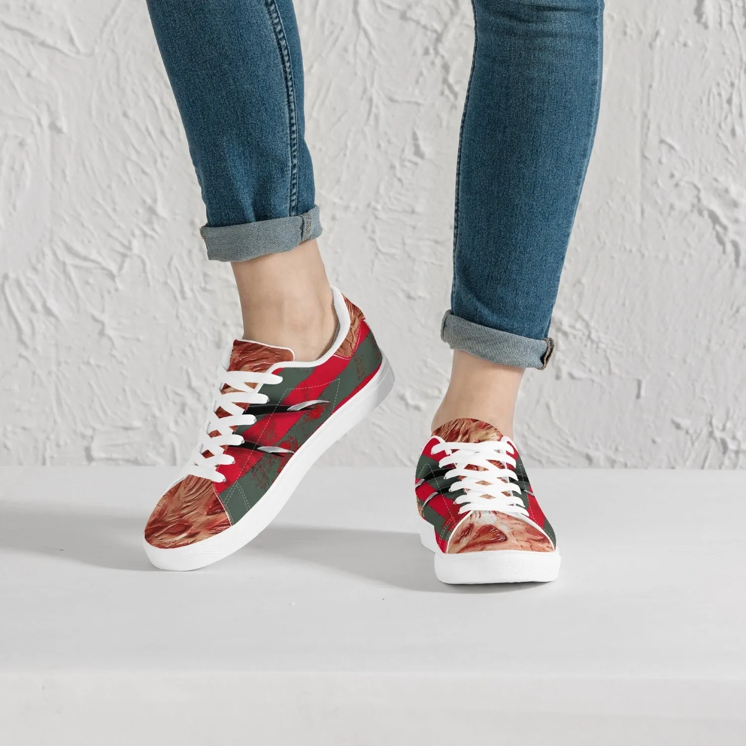 Freddy's Claws: Classic Low-Top Tennis Sneakers