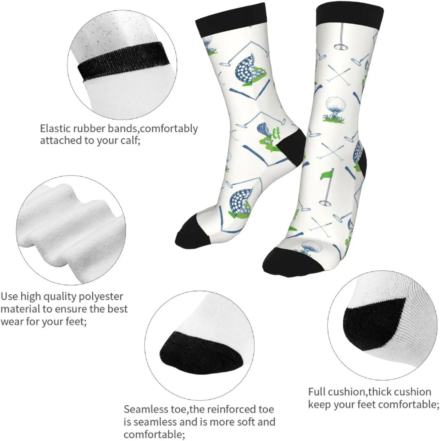 Funny Socks Novelty Crew Gifts Crazy Socks for Women & Men