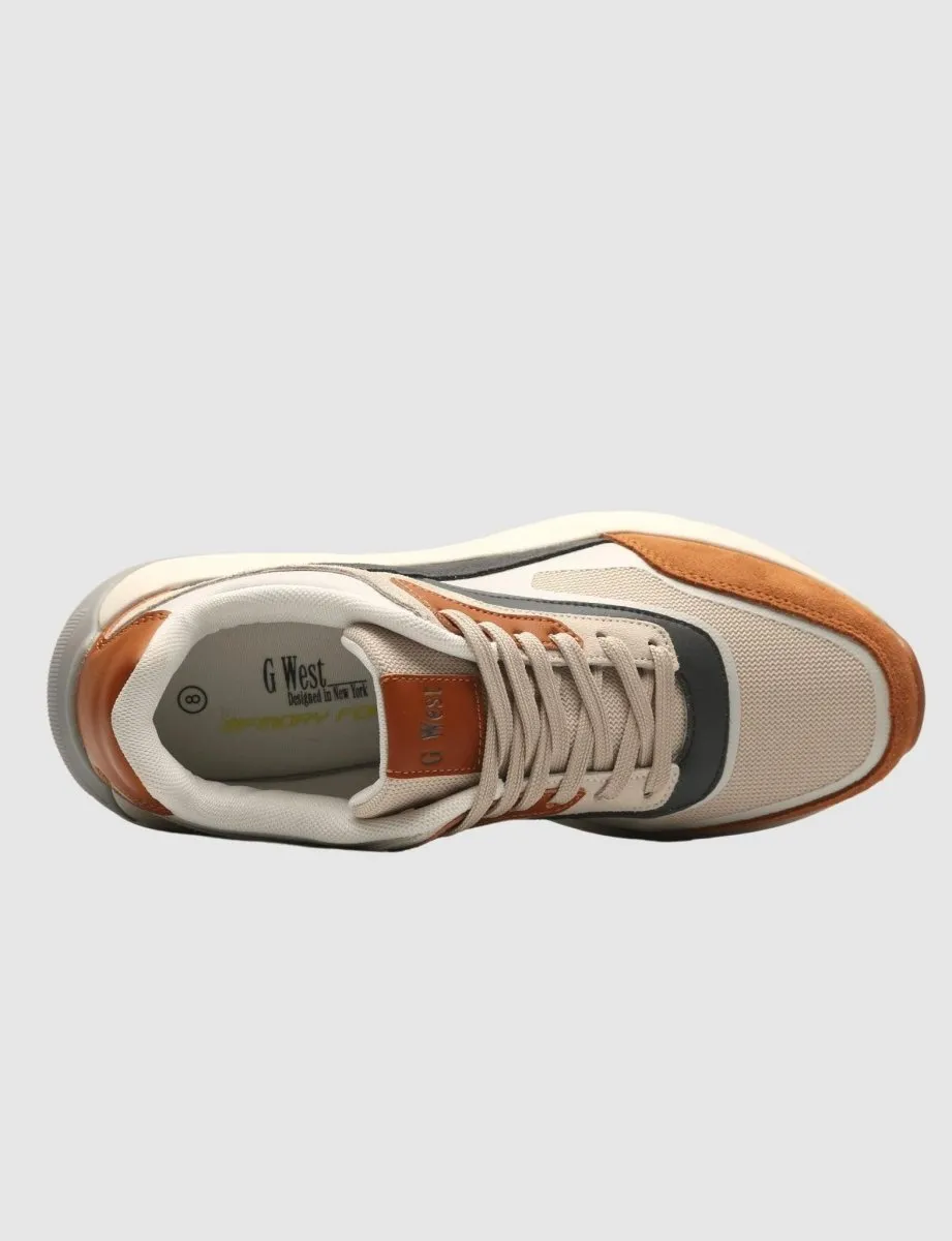 G West Mens Running Shoes - Gwm20003|Tan