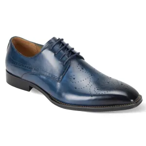 Giovanni Leather Dress Shoes-JOEL-BLU