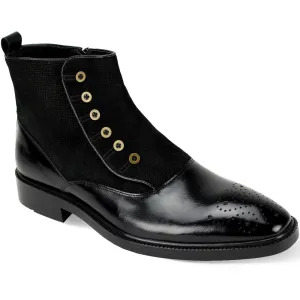 Giovanni Leather Dress Shoes-KENDRICK-BLK