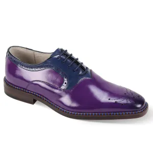Giovanni Leather Dress Shoes-SAWYER-PURP-BLU