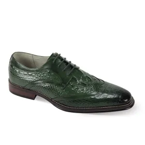 Giovanni Leather Dress Shoes-SHANE-GRN