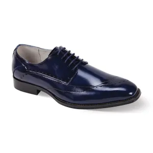 Giovanni Leather Dress Shoes-TRISTON-BLU
