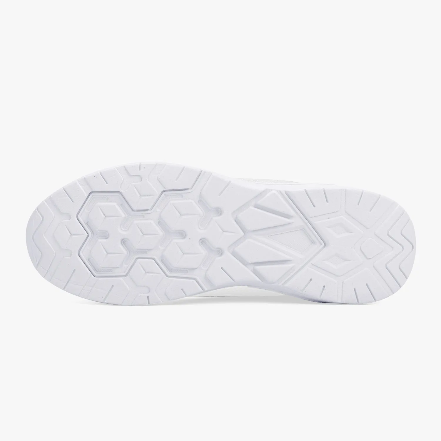 Green Camo Mesh Running Shoes - White/Black Sole