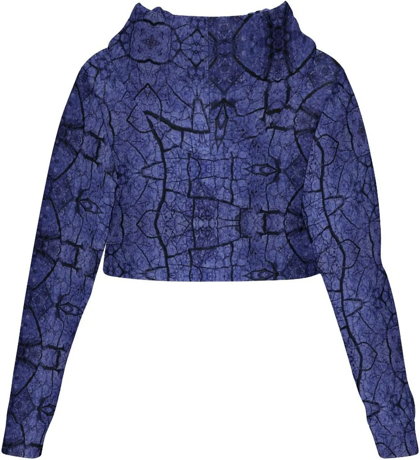 Haiti Flag Womens Cropped Hoodie Crop Top Sweatshirts for Women Casual Cropped Sweater