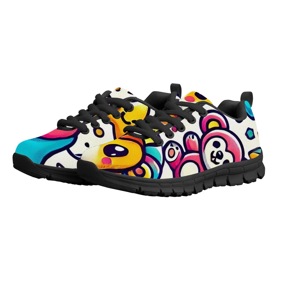 Happy Feet Kids Sneakers - Black