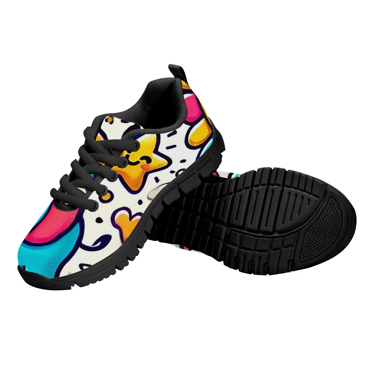 Happy Feet Kids Sneakers - Black