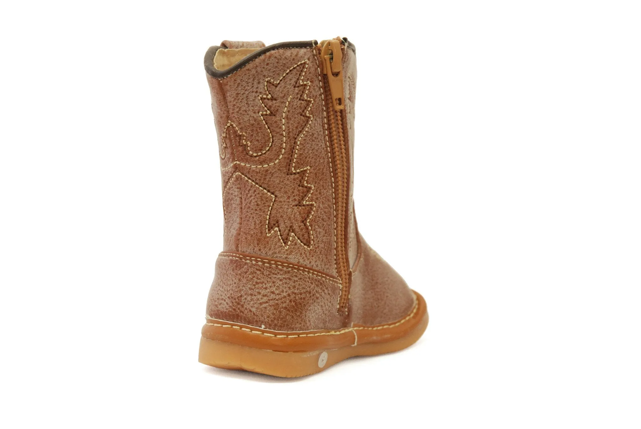 Light Brown Leather Cowboy Boots