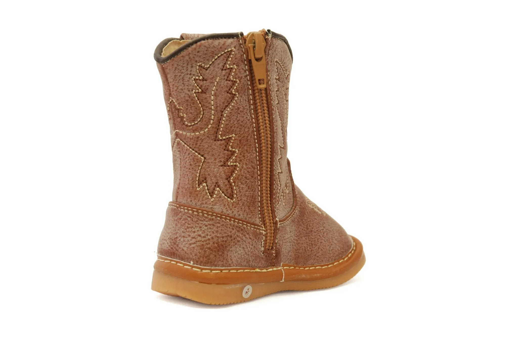 Light Brown Leather Cowboy Boots