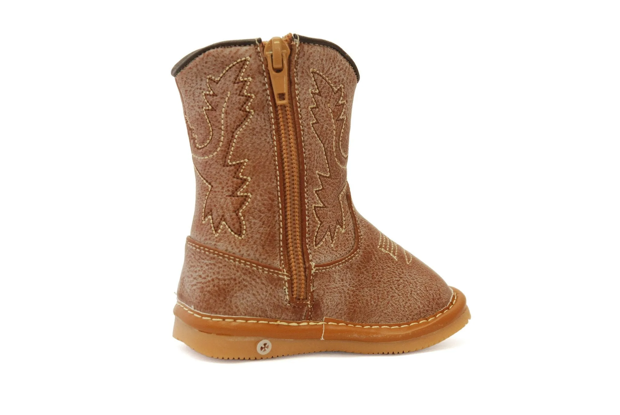 Light Brown Leather Cowboy Boots