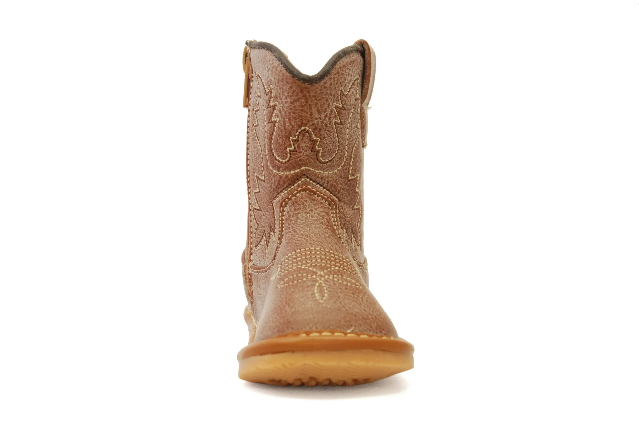 Light Brown Leather Cowboy Boots