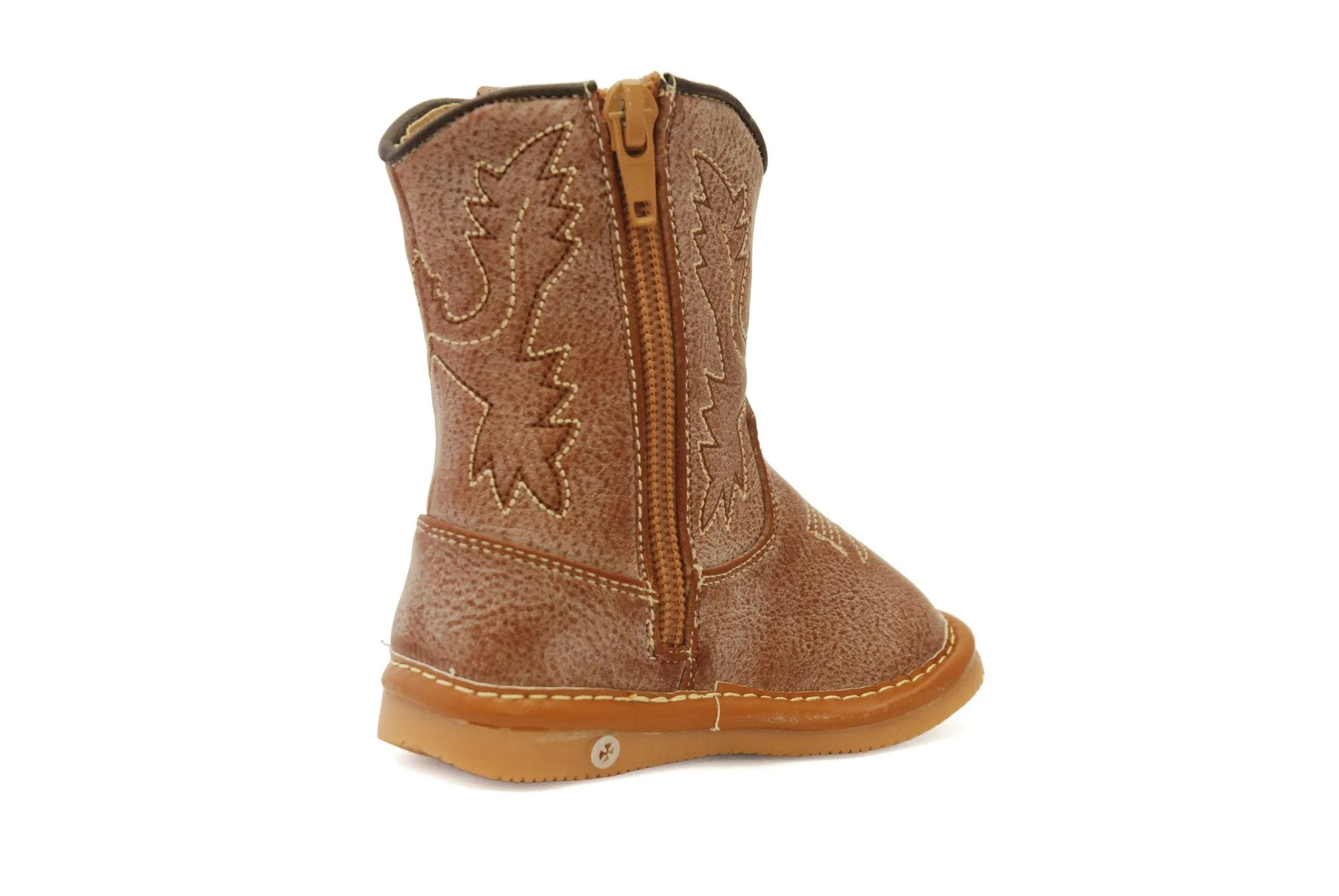 Light Brown Leather Cowboy Boots