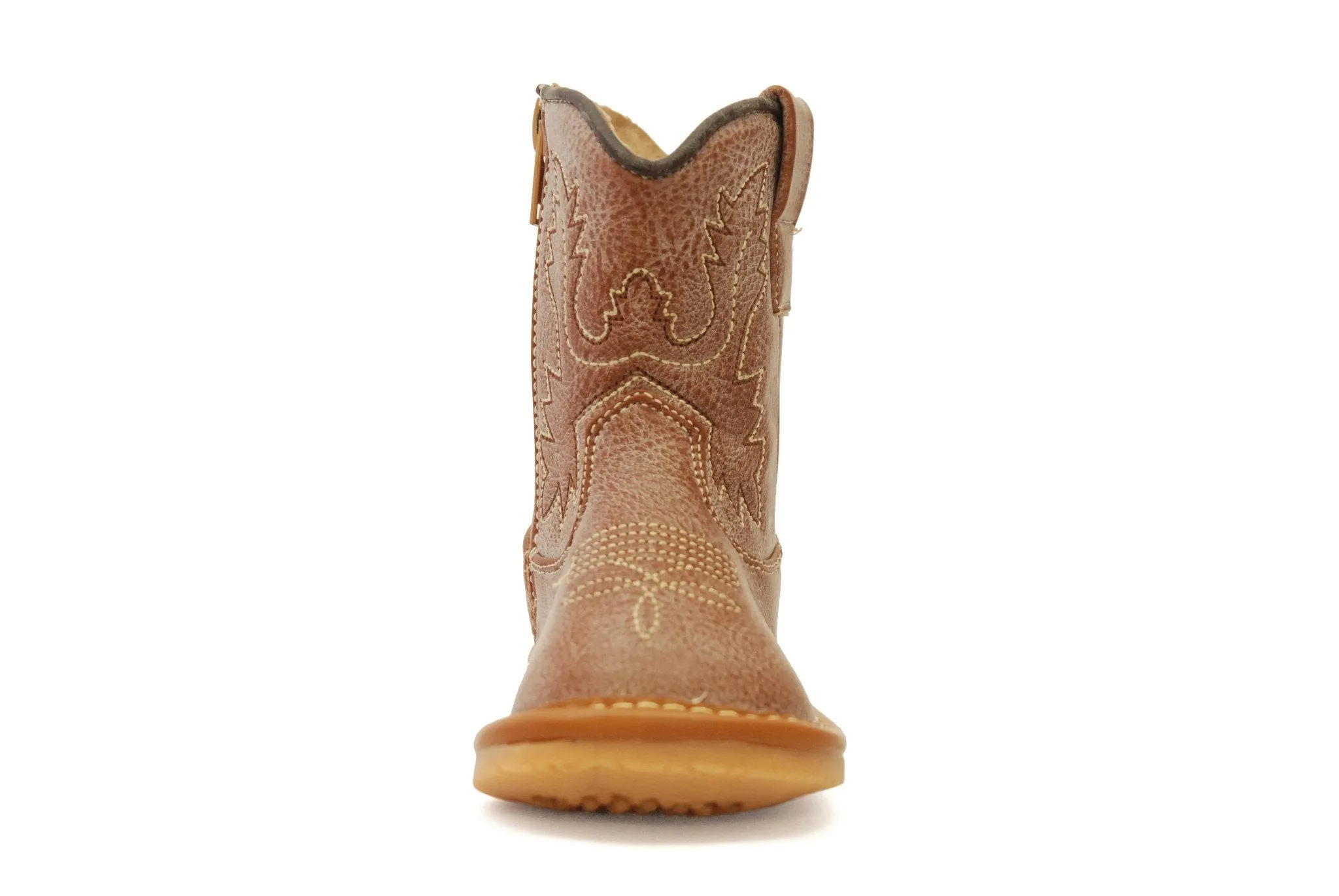 Light Brown Leather Cowboy Boots