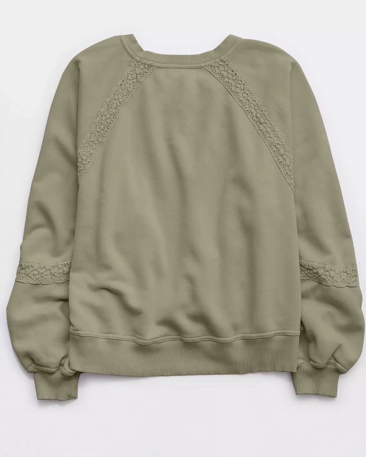 Locachy Womens Oversized Sweatshirt Casual V Neck Long Sleeve Cropped Pullover Tops Trendy Loose Blouses