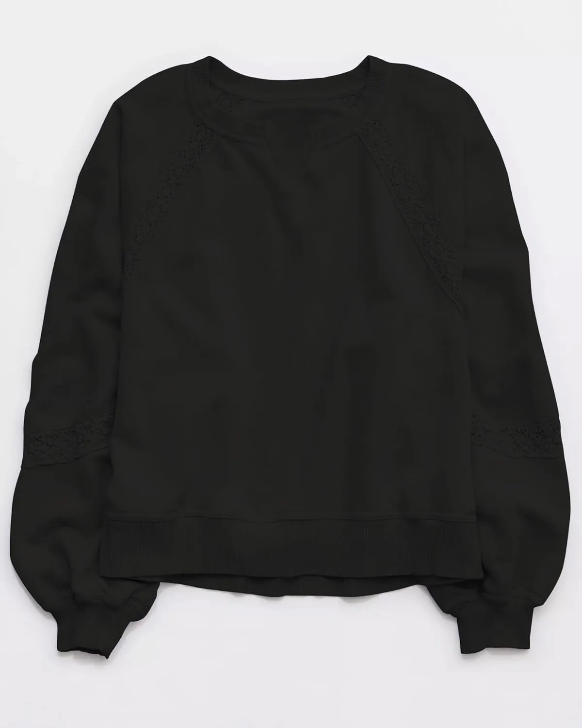 Locachy Womens Oversized Sweatshirt Casual V Neck Long Sleeve Cropped Pullover Tops Trendy Loose Blouses