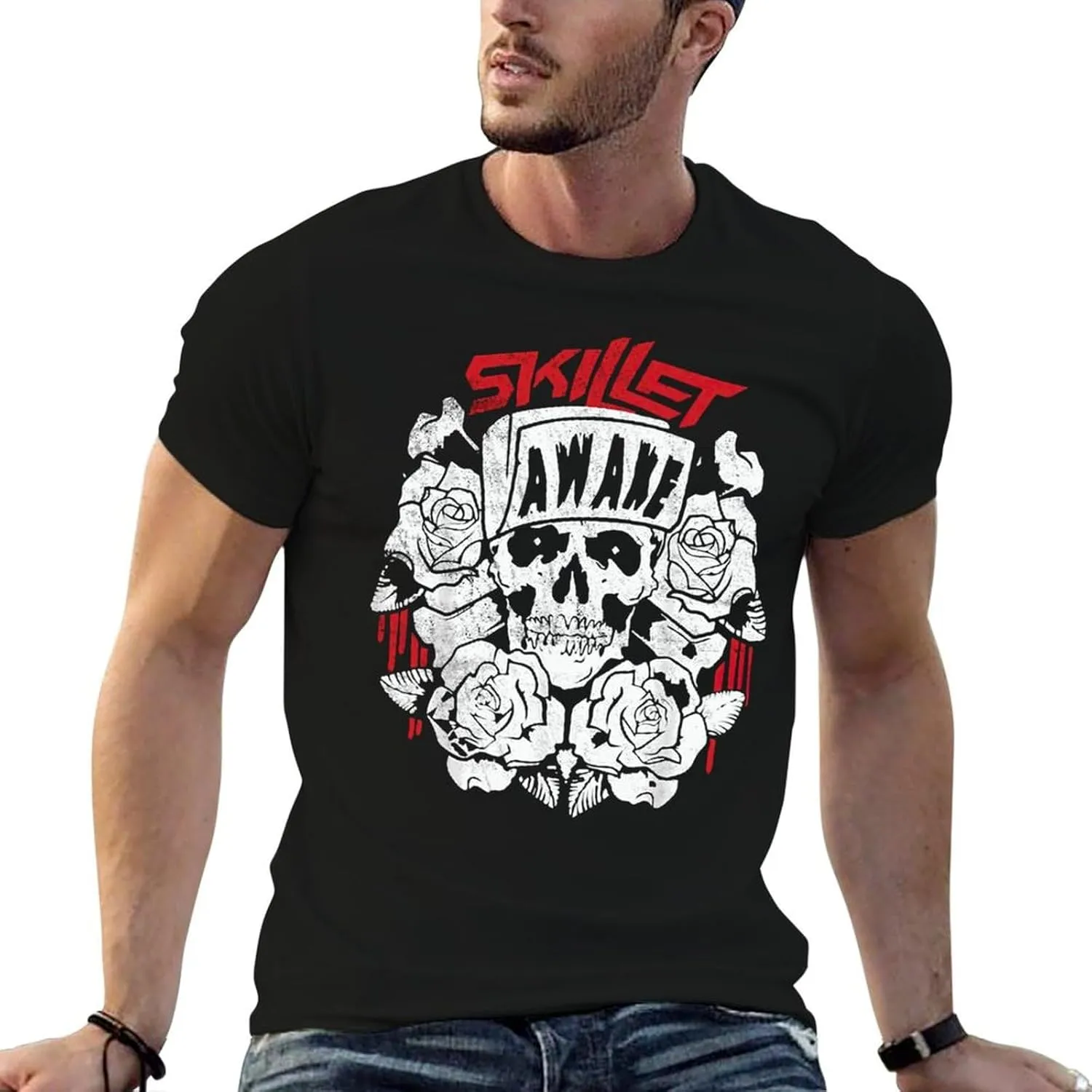 Man's T Shirt Cotton Short-Sleeve Printed Shirts O-Neck Fashion Graphic Classic Tee Tshirt
