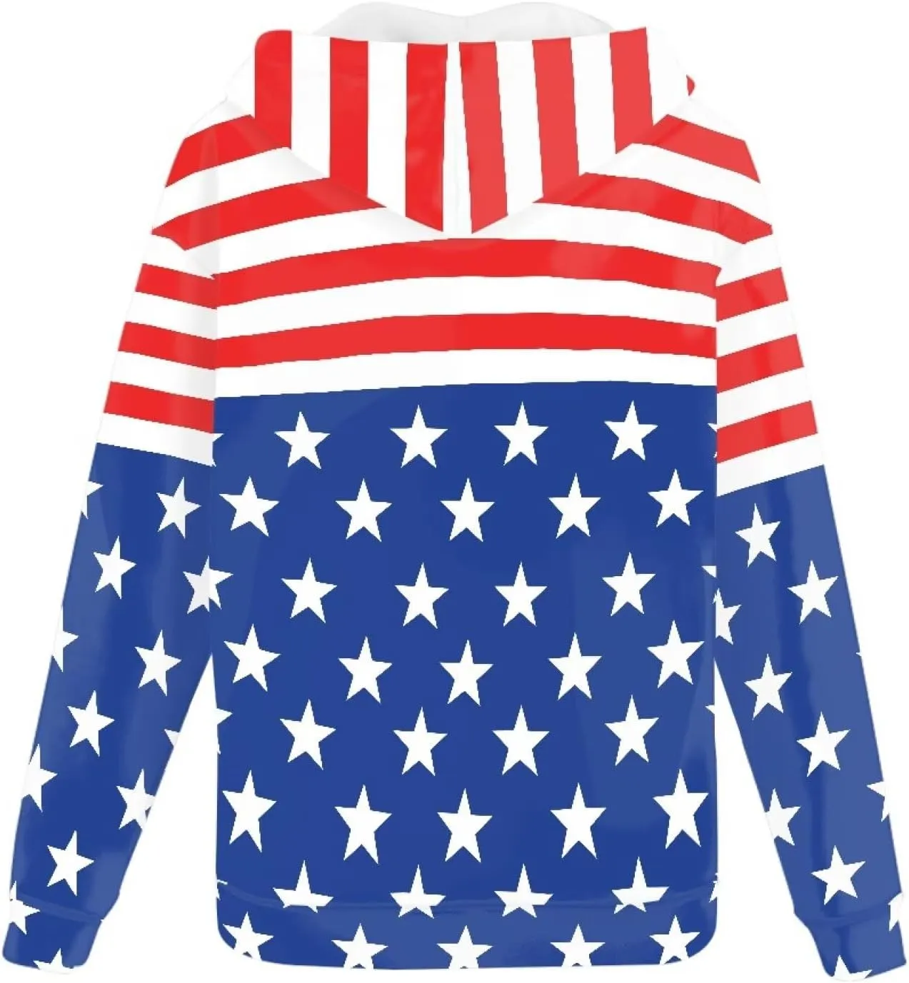 Mens Zip Up Hoodie Unique Print Hooded Sweatshirt Casual Oversized Long Sleeve Tops