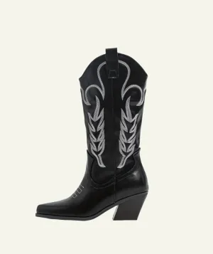 Mid-Calve Cowboy Boots