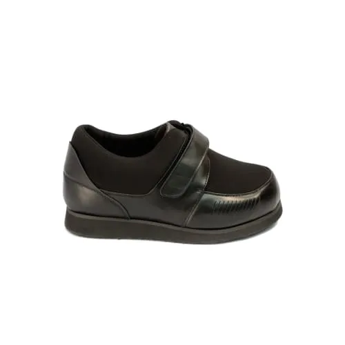 Mt. Emey 628-E Black (10E/14E Width) -  Black Women's Lycra Casual Shoes