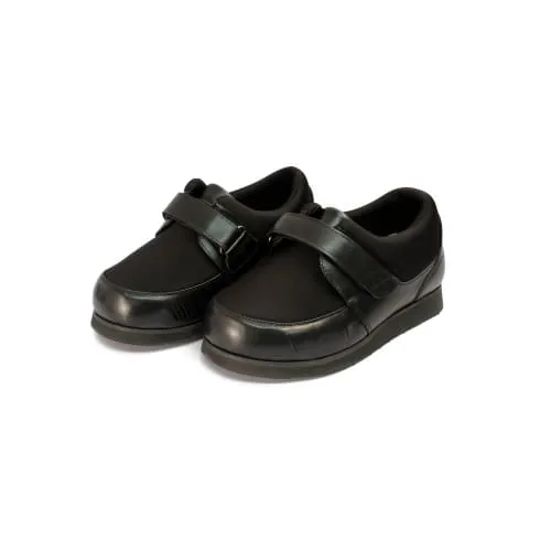 Mt. Emey 628-E Black (10E/14E Width) -  Black Women's Lycra Casual Shoes