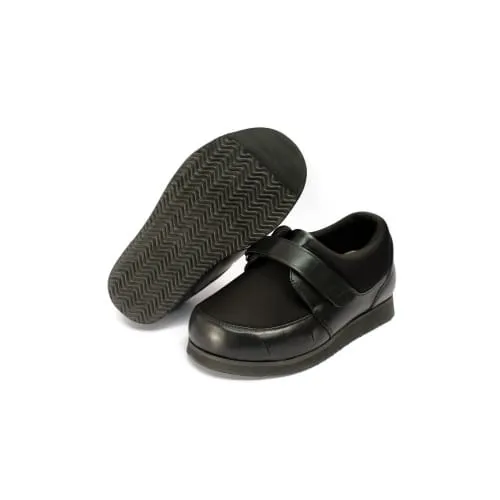 Mt. Emey 628-E Black (10E/14E Width) -  Black Women's Lycra Casual Shoes