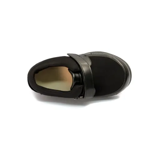 Mt. Emey 628-E Black (10E/14E Width) -  Black Women's Lycra Casual Shoes