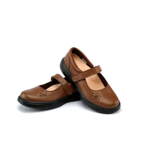 Mt. Emey 9205 Brown - Women's Extreme-Light Mary Jane Strap