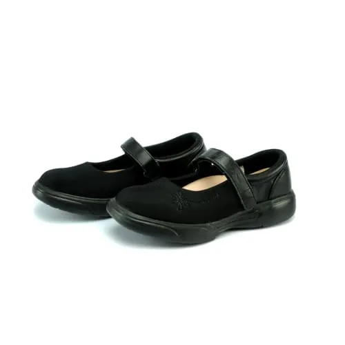 Mt. Emey 9205-L Black Lyrca - Women's Extreme-Light Mary Jane Strap