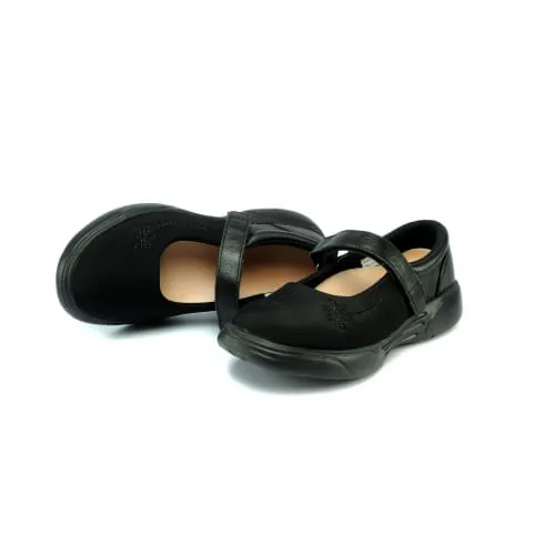 Mt. Emey 9205-L Black Lyrca - Women's Extreme-Light Mary Jane Strap
