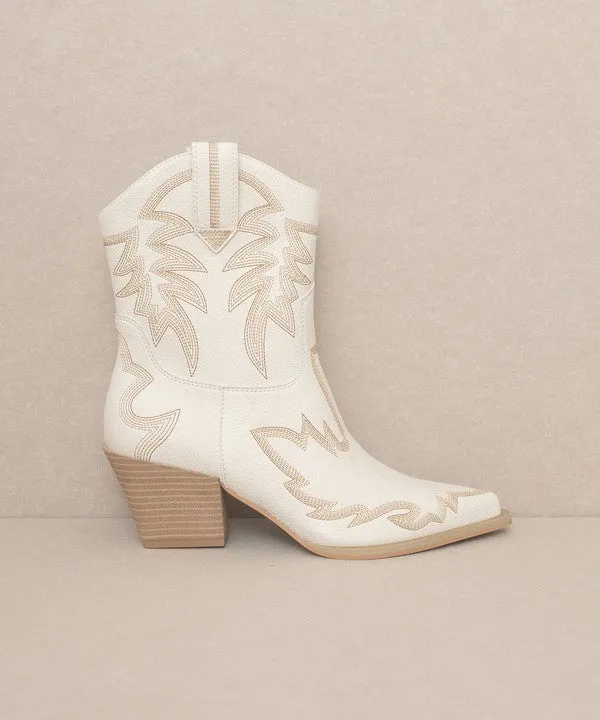 Nantes Classic Stitched Cowboy Boots